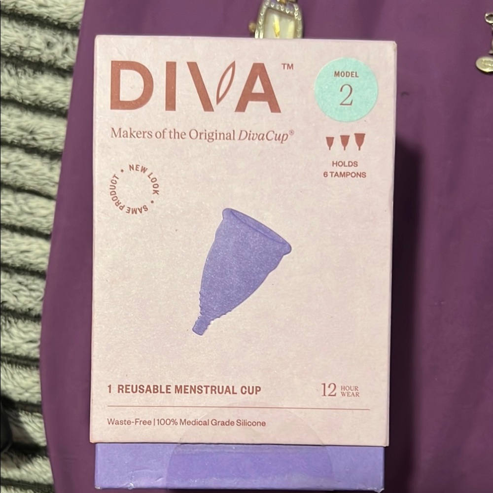 Diva Menstrual Cup Model 2 - Purple